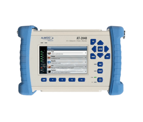 L’AT-2048 se destine aux ingénieurs et techniciens terrain qui installent, mettent en service et dépannent les liens E1 (2 Mb/s), les Réseaux Synchrones et les liaisons Datacom.