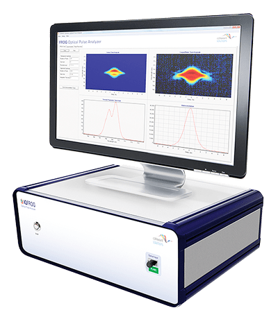 L’IQFROG de chez COHERENT SOLUTION est un appareil étudié pour caractériser des impulsions lasers. Il mesure l’intensité et la phase des pulses aussi bien dans le domaine spectral que temporel.