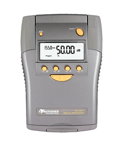 Les atténuateurs optiques KI 7010 Série sont très précis, simples d'utilisation et fiables, de plus ils ont une garantie de 3 ans et disposent de 3 ans de cycle de calibration. • Tenue à la forte puissance optique. • Précision absolue. • Connecteurs interchangeables. • Batterie longue durée. • Séquencement défini par l’utilisateur. • ORL > 60 dB et Insertion loss < 2 dB. • 4 longueurs d’onde calibrées.