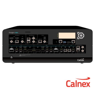 Le Paragon neo de CALNEX est une solution de test et de validation de synchronisation conçue pour les environnements télécoms de nouvelle génération. Dédié aux réseaux 5G, O-RAN et Ethernet haut débit, il permet de vérifier avec une précision sub-nanoseconde les performances des protocoles PTP et SyncE. Grâce à son support des débits jusqu'à 400GbE, il aide les fabricants, opérateurs et intégrateurs à garantir la conformité de leurs équipements aux normes ITU-T G.826x et G.827x. Son interface web intuitive et ses fonctions d'automatisation facilitent les campagnes de qualification et de validation.