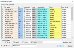 filtrage des resultats etude de couverture