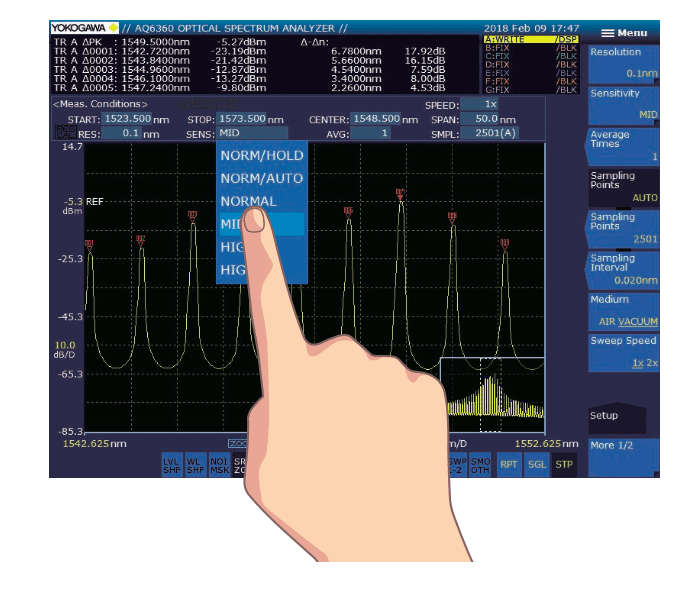 Ecran tactile capacitif de 8,4 pouces à haute résolution.