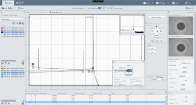 capture écran logiciel émulation pour otdr réflectomètre ykogawa