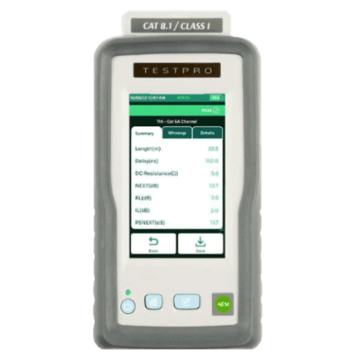 Certificateur de câbles multifonctions - TestPro CV100 - AEM
