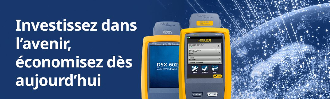 promotions fluke networks testeurs fibre optique et cuivre