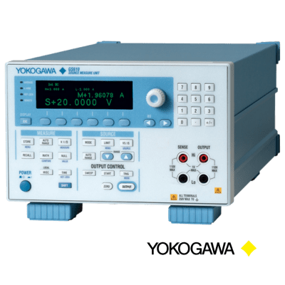 Le Yokogawa GS610 est une unité de mesure et de génération de source haute précision combinant alimentation et instrument de test dans un seul appareil. Capable de fonctionner comme source et puits de courant (jusqu’à 110 V / 3,2 A), il offre une précision exceptionnelle de ±0,02 % et une vitesse de balayage jusqu’à 100 µs/point.