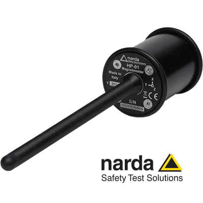 Magnétomètre Narda HP-01 : La Référence pour la Mesure des Champs Magnétiques Statiques (DC) - Sécurisez l'accès aux zones à hauts champs magnétiques jusqu'à 1 000 Hz